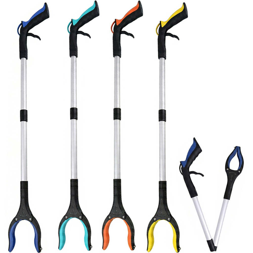 Gardening Tools Gloves - เครื่องมือจับยึดแบบพับได้ - อุปกรณ์จับและหยิบสิ่งของ - ไม้หยิบจับสำหรับผู้สูงอายุ, ขยะ,