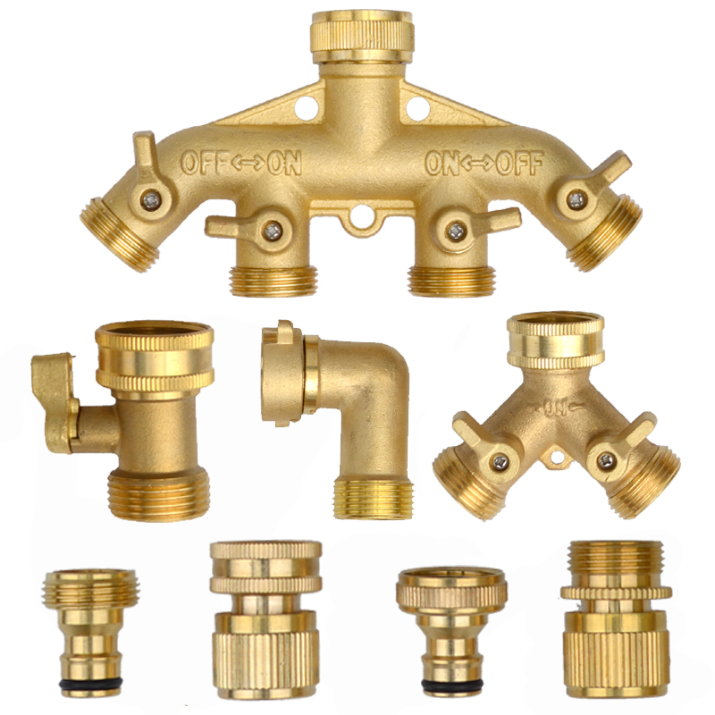 Gardena Hose Comfort - Heavy Duty ทองเหลือง 1-2-4 way Splitter