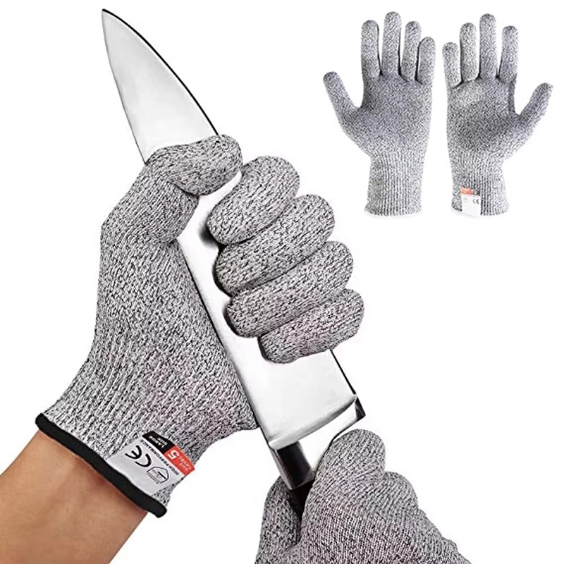 Gardening Tools Gloves - ถุงมือกันบาด 1 คู่ ถุงมือตัดอาหารเกรดปลอดภัย ระดับ 5