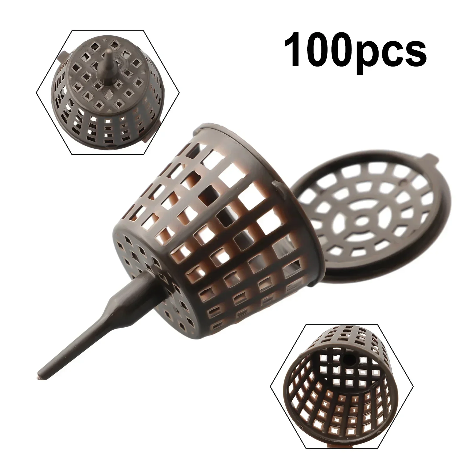 Gardening Tools Basket - ตะกร้าเครื่องมือทำปุ๋ยบอนไซในสวนพลาสติก100ชิ้นกล่องกล่องใส่พกพาที่มีฝาปิดสำหรับเพาะต้นไม้กระถางดูแลพืช