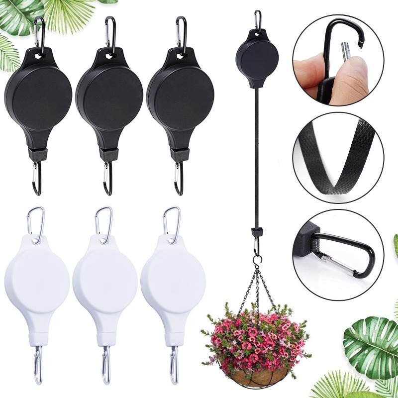 ตะขอแขวนแบบยืดหดได้ 1 ชิ้น ตะข - Gardening Tools Basket บทวิจารณ์และราคา