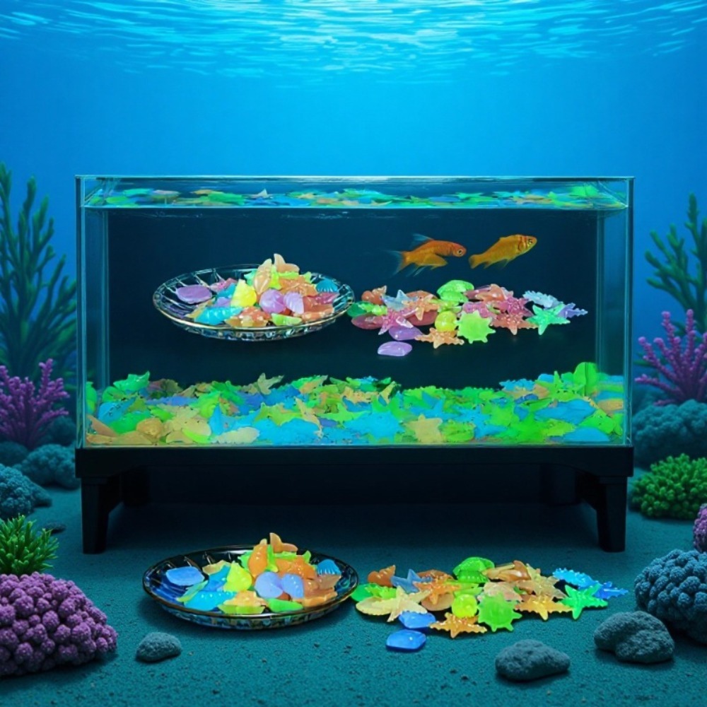 หินเรืองแสงในทะเล เปลือกหอยเรื - Aquaponics Fish Tank บทวิจารณ์และราคา