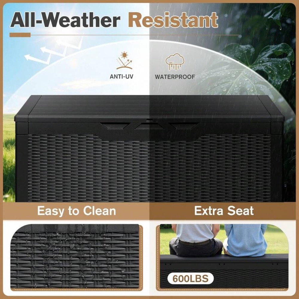 กล่องเก็บของกลางแจ้งขนาดใหญ่แบ - Gardening Tools Storage บทวิจารณ์และราคา