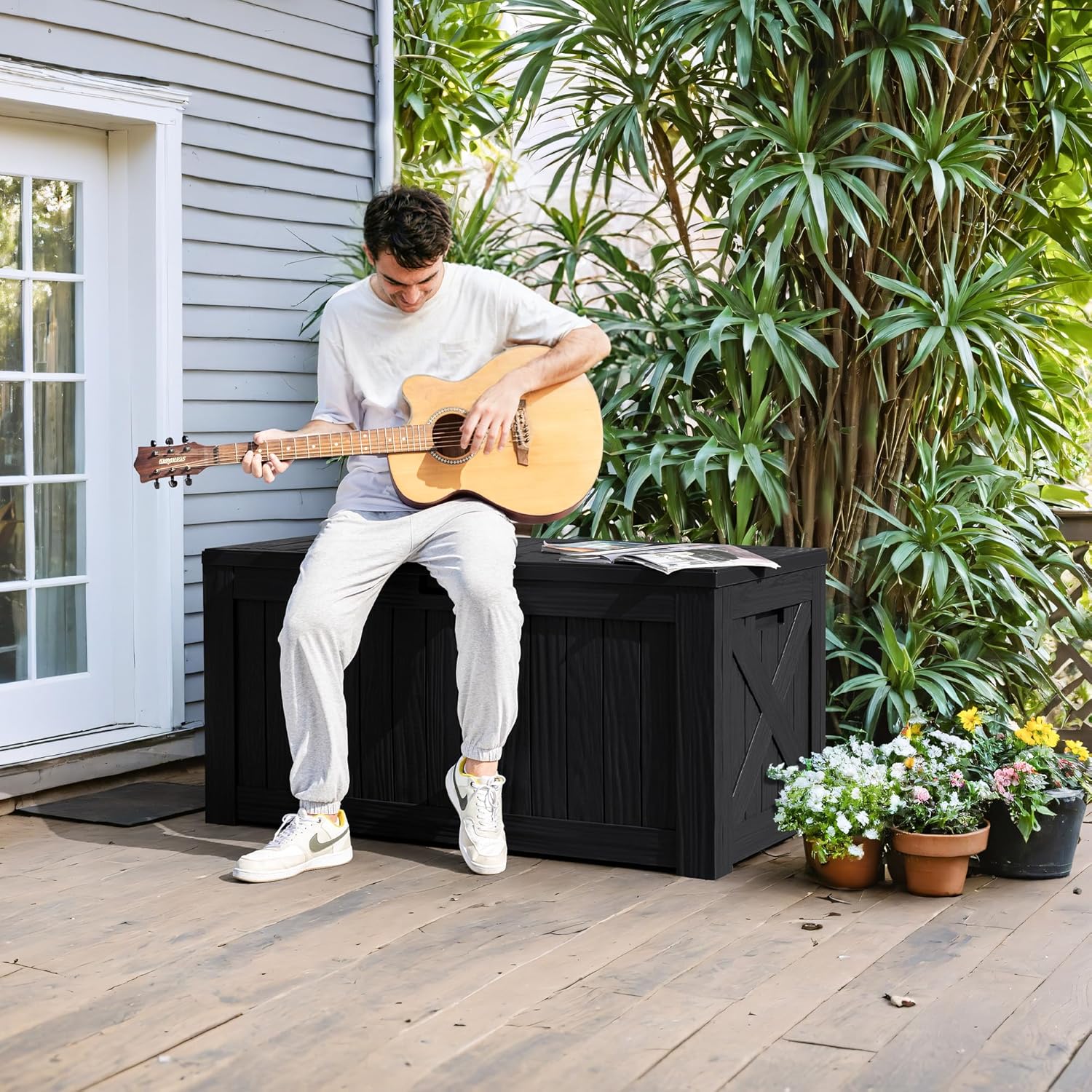 กล่องเก็บของขนาด 120 แกลลอน ลา - Gardening Tools Images บทวิจารณ์และราคา