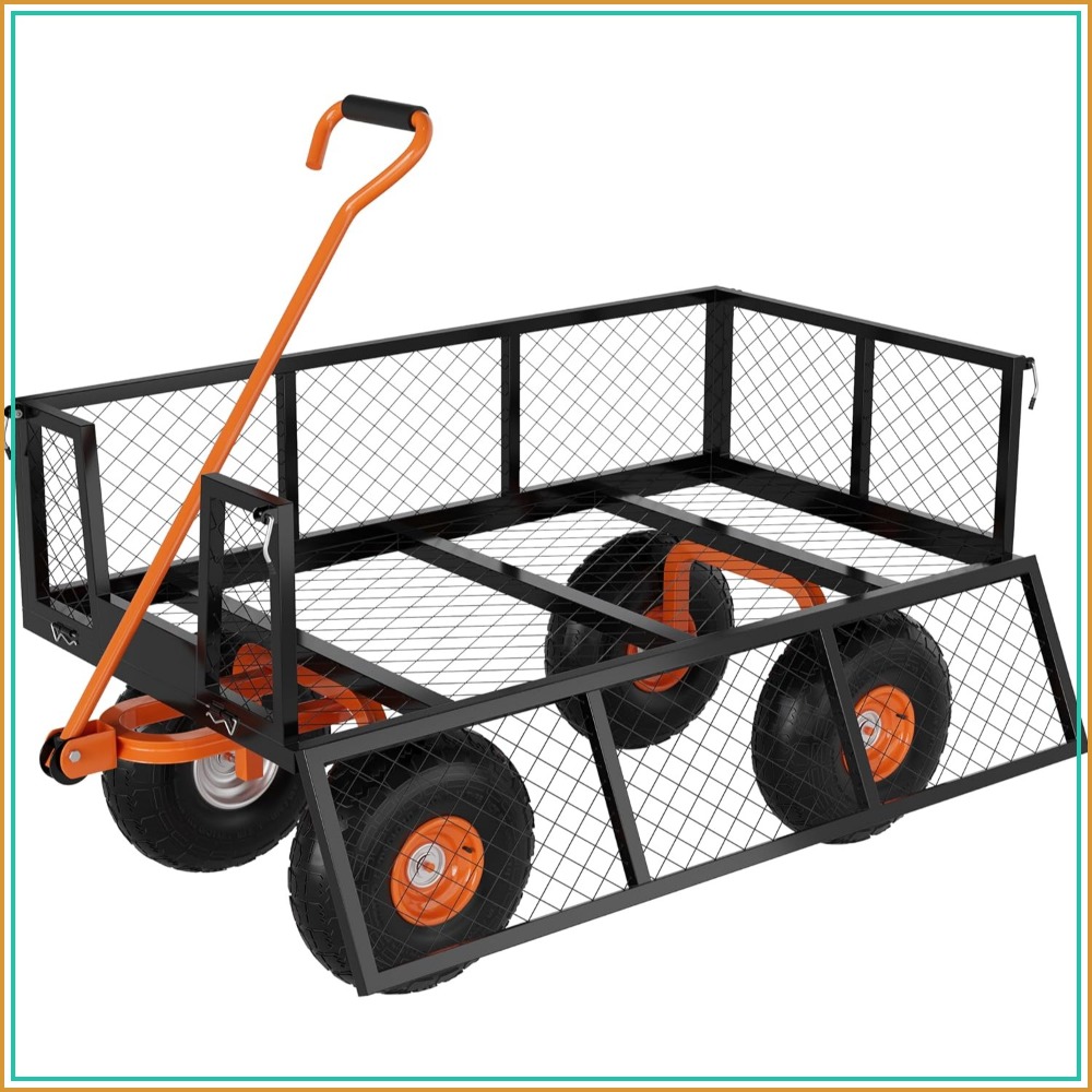 รถเข็นสวนเหล็กสำหรับงานหนัก 50 - Gardening Tools Images บทวิจารณ์และราคา