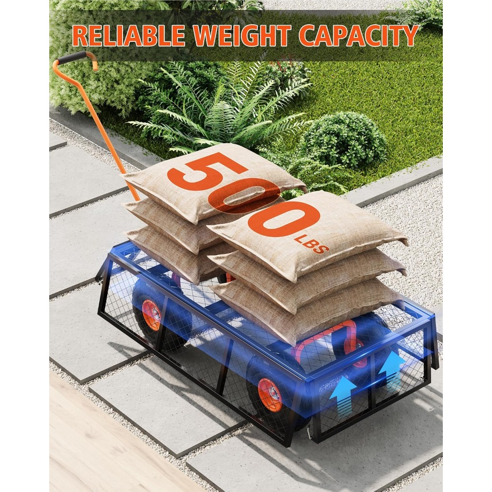 รถเข็นสวนเหล็กสำหรับงานหนัก 50 - Gardening Tools Images บทวิจารณ์และราคา