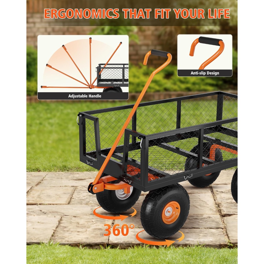 รถเข็นสวนเหล็กสำหรับงานหนัก 50 - Gardening Tools Images บทวิจารณ์และราคา