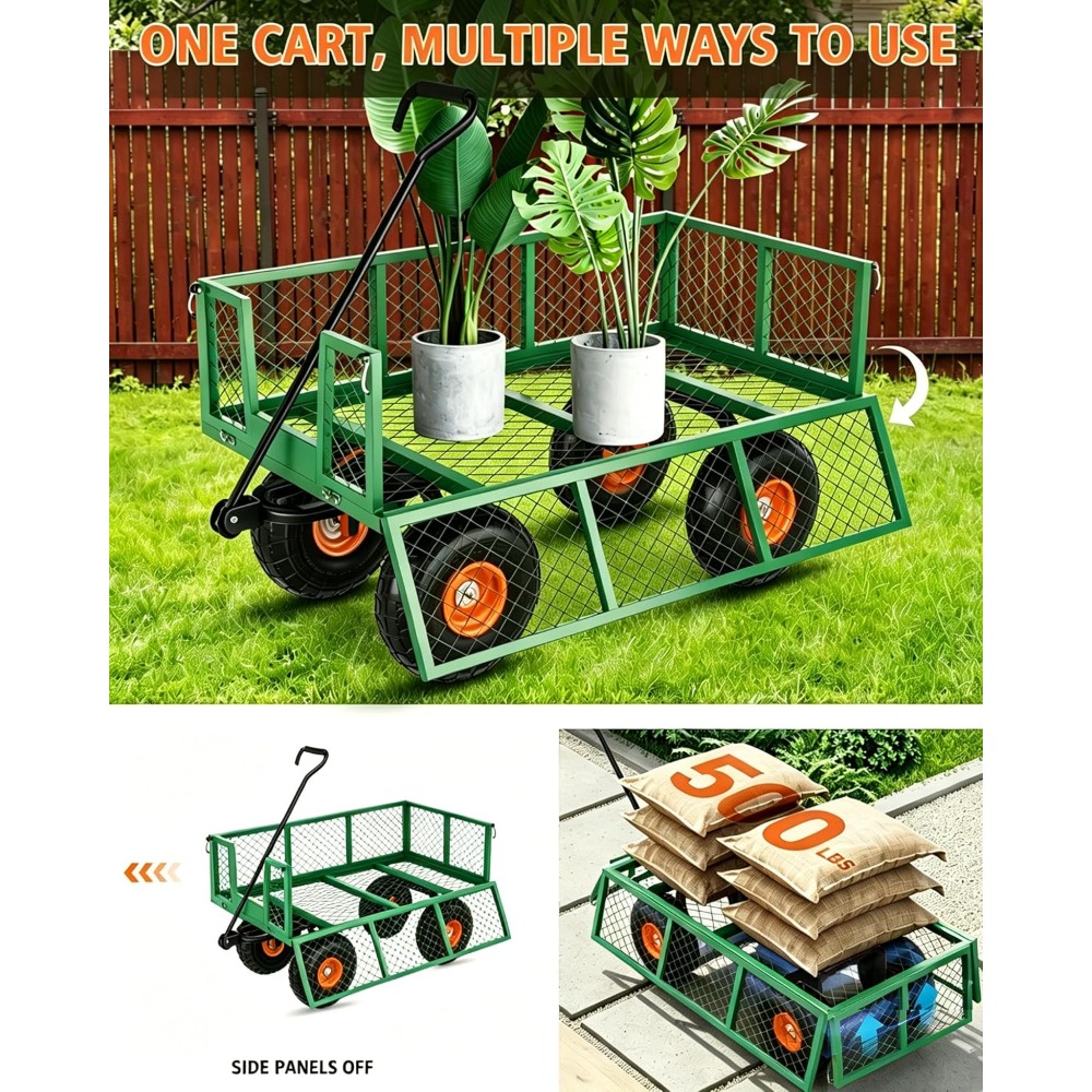 รถเข็นสวนเหล็กแข็งแรงพิเศษ รับ - Gardening Tools Images บทวิจารณ์และราคา