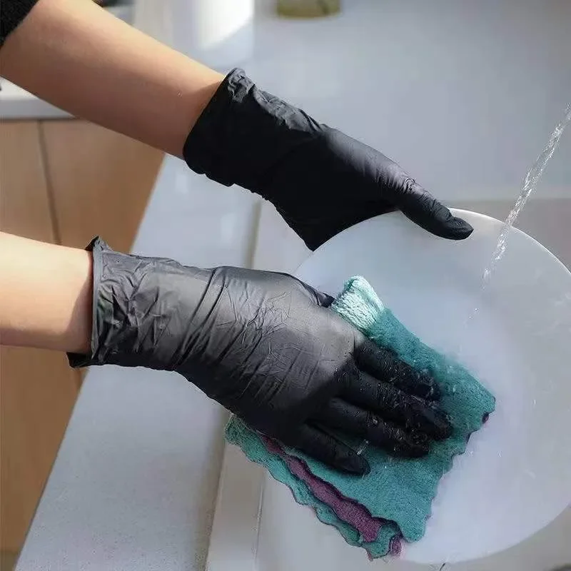 ถุงมือใช้แล้วทิ้งสีดำ ถุงมือไน - Gardening Tools Gloves บทวิจารณ์และราคา