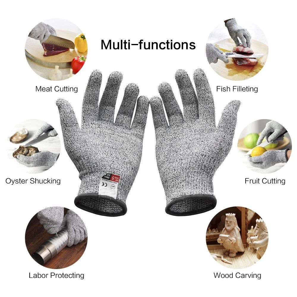 ถุงมือกันบาดระดับ 5 HPPE สำหรั - Gardening Tools Gloves บทวิจารณ์และราคา
