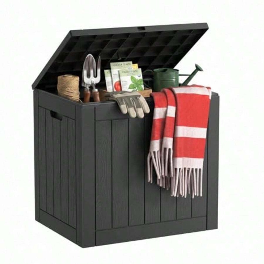 กล่องเก็บของกลางแจ้ง วัสดุเรซิ - Gardening Tools Organizer บทวิจารณ์และราคา