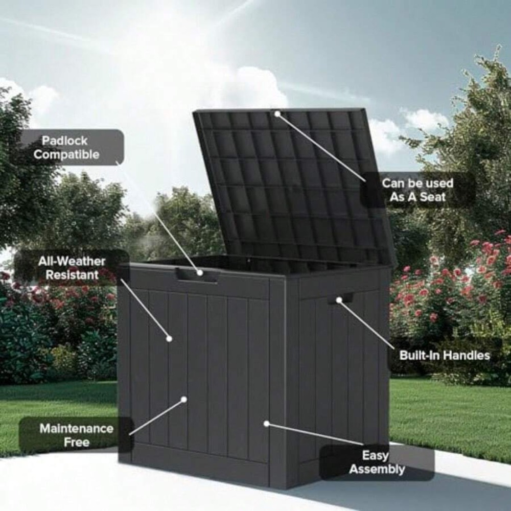 กล่องเก็บของกลางแจ้ง วัสดุเรซิ - Gardening Tools Organizer บทวิจารณ์และราคา