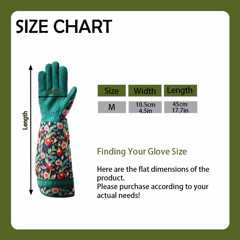 ถุงมือทำสวนป้องกันหนาม ปลอกแขน - Gardening Tools Gloves บทวิจารณ์และราคา