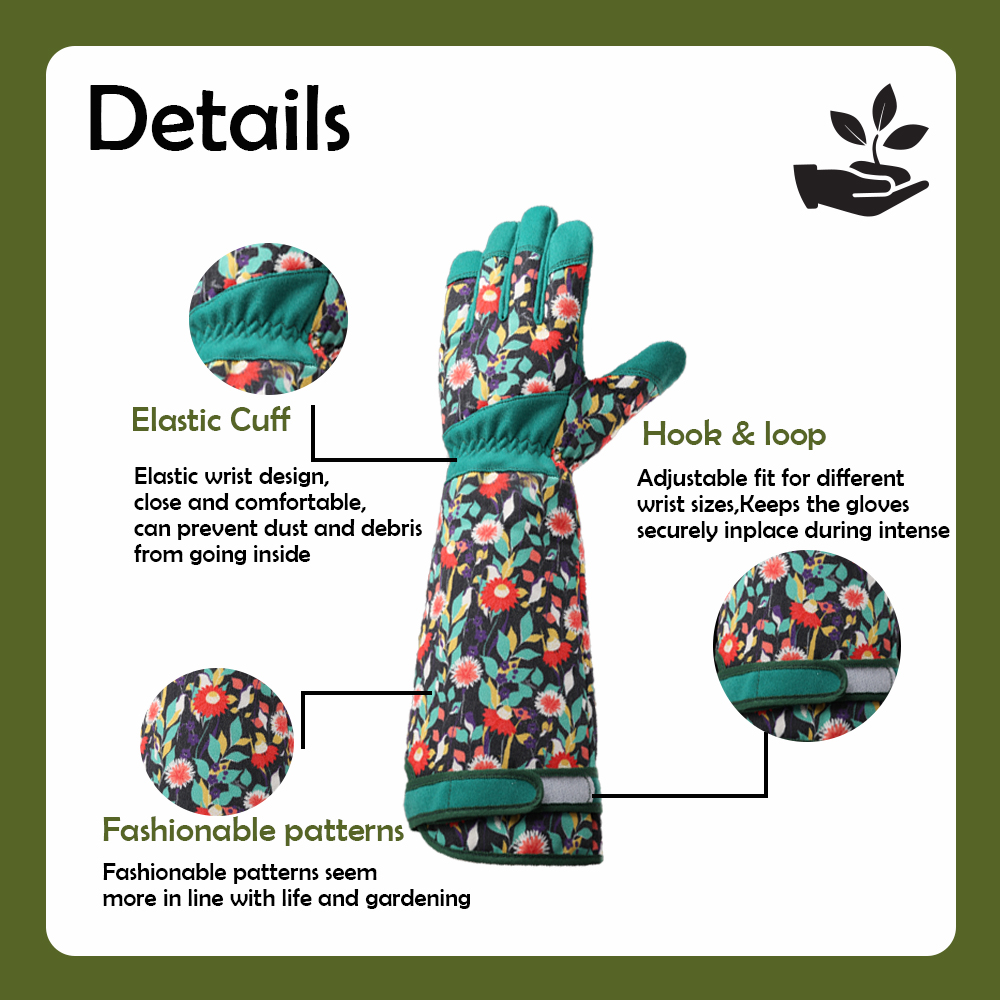 ถุงมือทำสวนป้องกันหนาม ปลอกแขน - Gardening Tools Gloves บทวิจารณ์และราคา