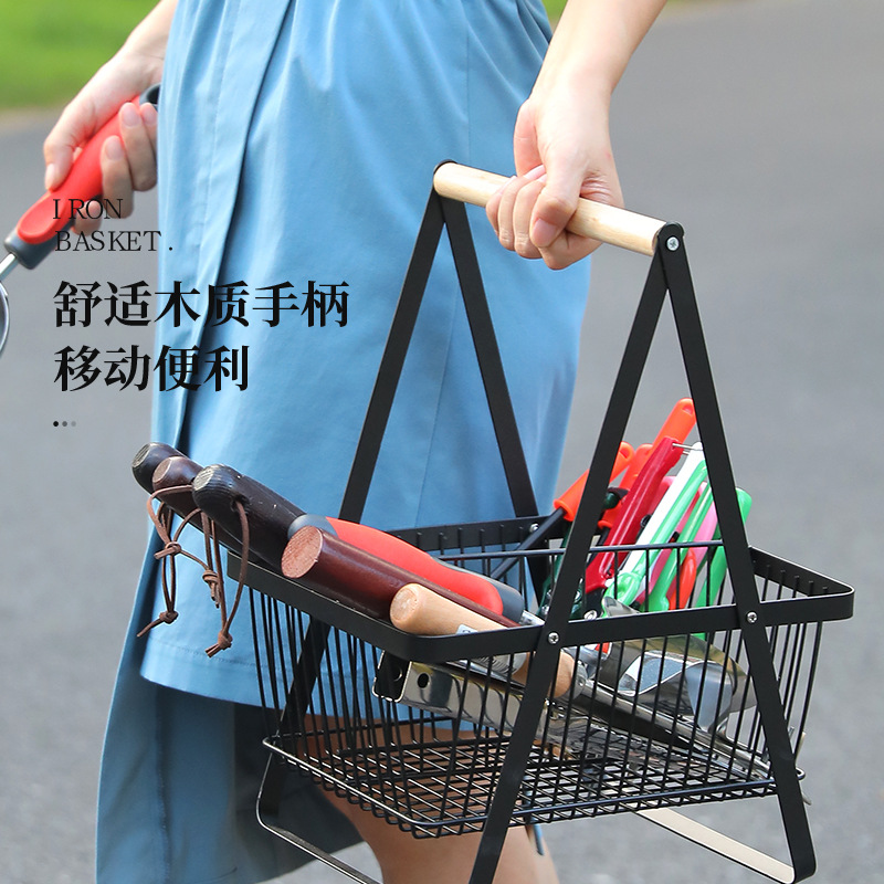 ตะกร้าผลไม้แบบถอดได้ อุปกรณ์ทำ - Gardening Tools Basket บทวิจารณ์และราคา