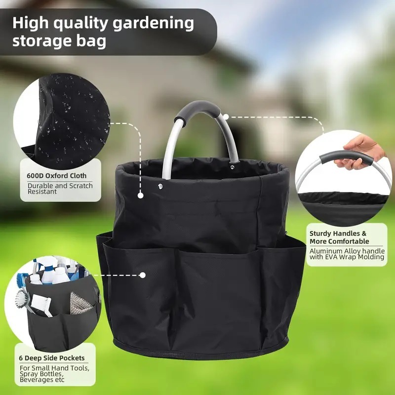 ตะกร้าพับได้สำหรับปิกนิกและอุป - Gardening Tools Basket บทวิจารณ์และราคา