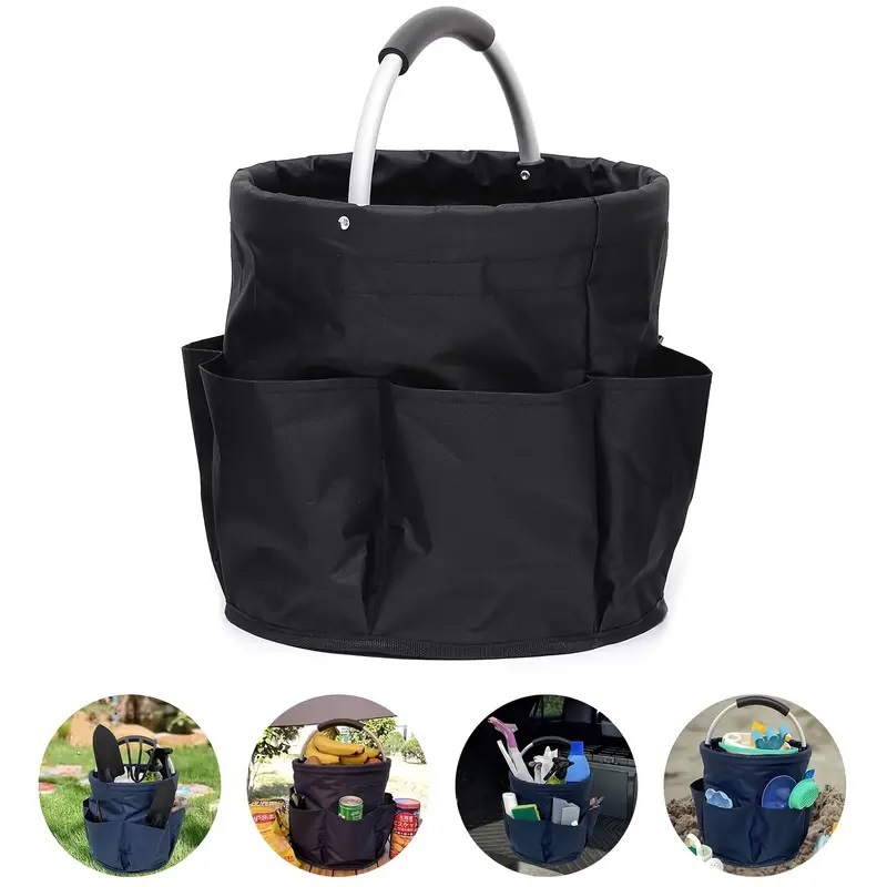 ตะกร้าพับได้สำหรับปิกนิกและอุป - Gardening Tools Basket บทวิจารณ์และราคา