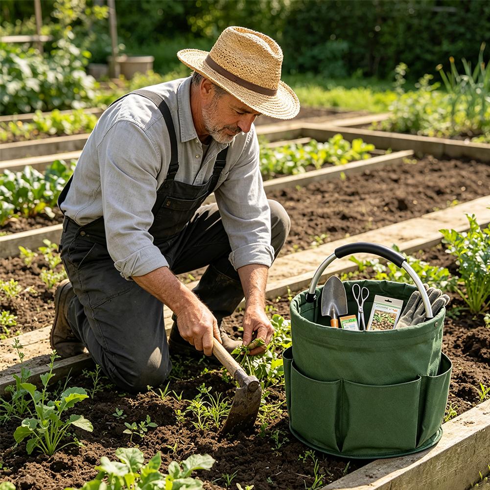 ถุงเก็บของอเนกประสงค์ขนาดใหญ่  - Gardening Tools Basket บทวิจารณ์และราคา