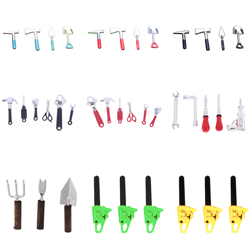 3/4/5/6Pcs Dollhouse Miniature - Gardening Tools Repair บทวิจารณ์และราคา