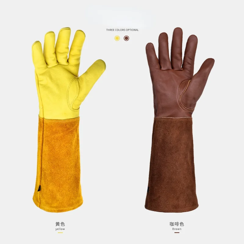 1 คู่ Heavy Duty สวน Rose Prun - Gardening Tools Gloves บทวิจารณ์และราคา