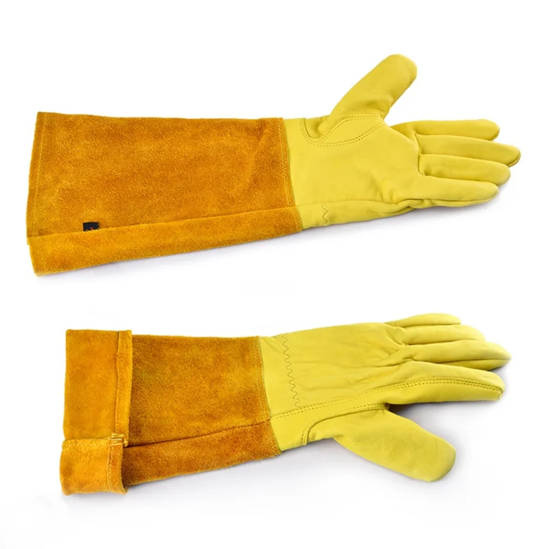 1 คู่ Heavy Duty สวน Rose Prun - Gardening Tools Gloves บทวิจารณ์และราคา