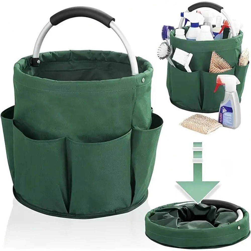 ตะกร้าพับได้แบบพกพาสำหรับกิจกร - Gardening Tools Basket บทวิจารณ์และราคา