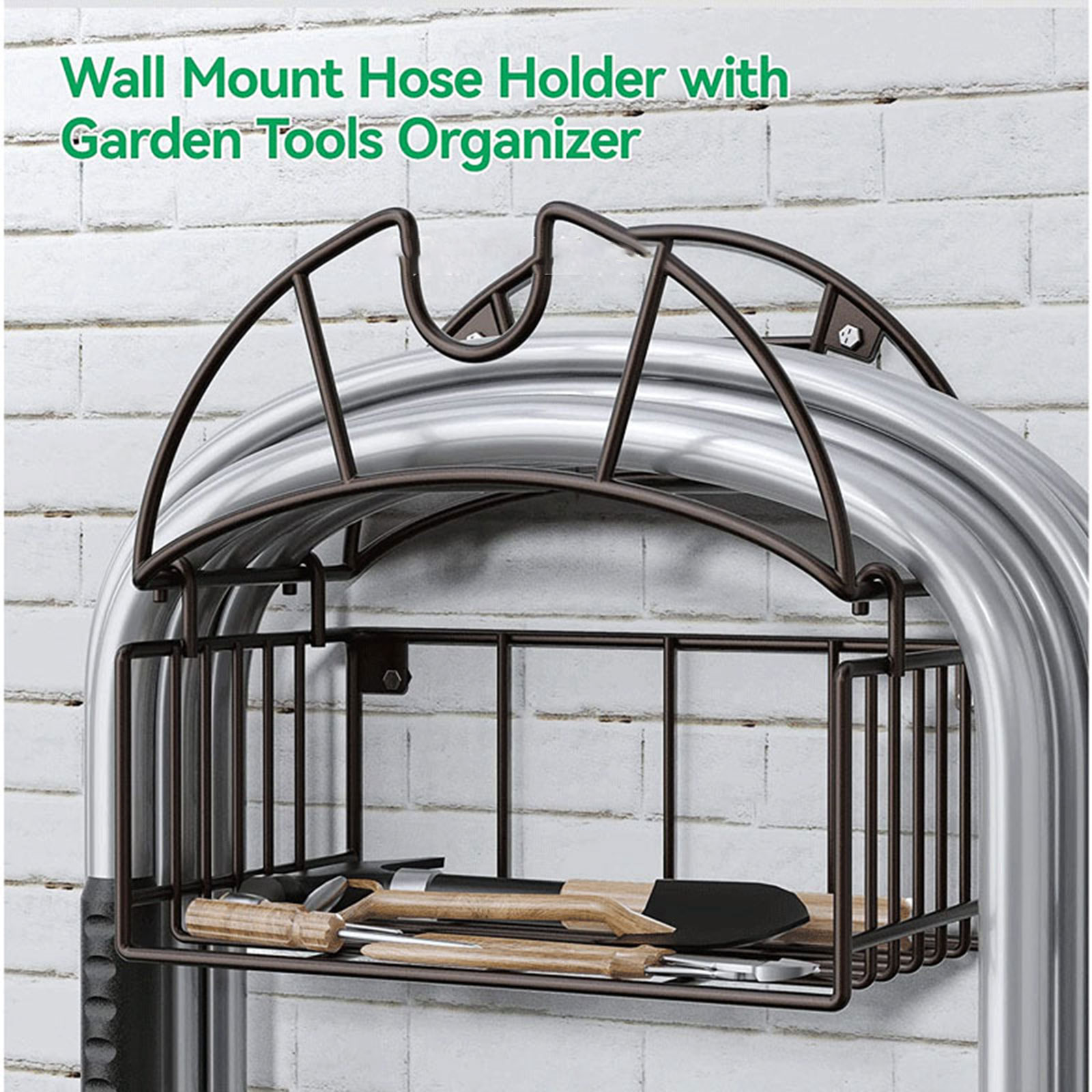 Wall Mount Garden ผู้ถือท่อเคร - Gardening Tools Organizer บทวิจารณ์และราคา