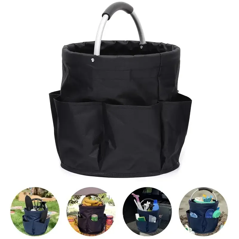 สำหรับตะกร้าปิกนิกพับได้แบบพกพ - Gardening Tools Basket บทวิจารณ์และราคา